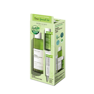 [MARY&MAY] Veganes Cica Teatree Toner-Spezialset 200 ml + 30 ml + 12 g