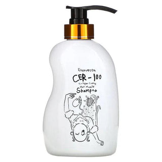 Korean Skincare - Kbeauty - [ELIZAVECCA] CER-100 Collagen Coating Hair A+ Muscle Shampoo 500ml - Hohtava