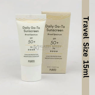 [PURITO] Daily Go-To Sunscreen (SPF50+/PA++++) 15ml