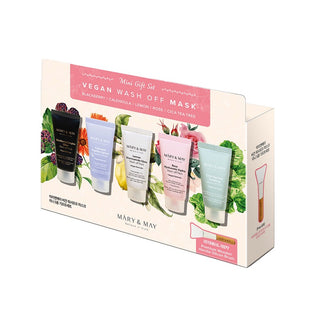 [MARY&MAY] Mini-Geschenkset mit veganer Wash-Off-Maske, 30 g x 5 Stück