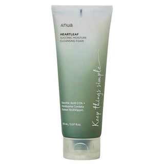 Korean Skincare - Kbeauty - Anua Heartleaf Succinic Moisture Cleansing Foam 150ml - Hohtava