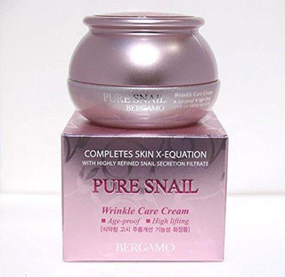 Korean Skincare - Kbeauty - BERGAMO Pure Snail Wrinkle Care Cream 50g - Hohtava