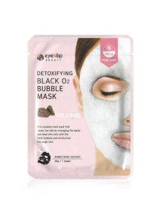 Korean Skincare - Kbeauty - Black O2 Bubble Mask #Volcano 20g - Hohtava