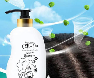 Korean Skincare - Kbeauty - [ELIZAVECCA] CER-100 Collagen Coating Hair A+ Muscle Tornado Shampoo 500ml - Hohtava