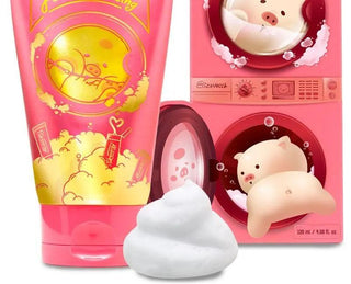 Korean Skincare - Kbeauty - [ELIZAVECCA] Clean Piggy Pinkenergy Foam Cleansing 120ml - Hohtava