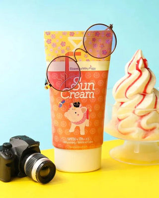 Korean Skincare - Kbeauty - [ELIZAVECCA] Milky Piggy Sun Cream (SPF50+/PA+++) 50ml - Hohtava