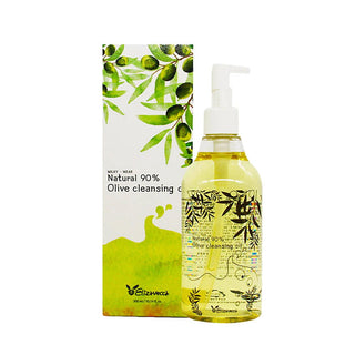 Korean Skincare - Kbeauty - [ELIZAVECCA] Milky Wear Natural 90% Olive Cleansing Oil 300ml - Hohtava