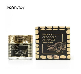 Korean Skincare - Kbeauty - [FARM STAY] Crocodile Oil Cream 70g - Hohtava