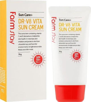 Korean Skincare - Kbeauty - [FARM STAY] Dr-V8 Vita Sun Cream 70g - Hohtava