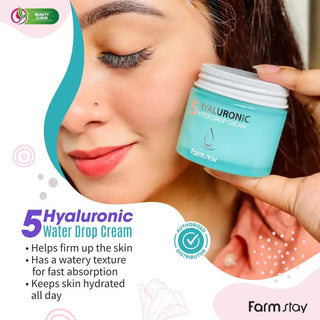 Korean Skincare - Kbeauty - [FARM STAY] Hyaluronic5 Water Drop Cream 80ml - Hohtava