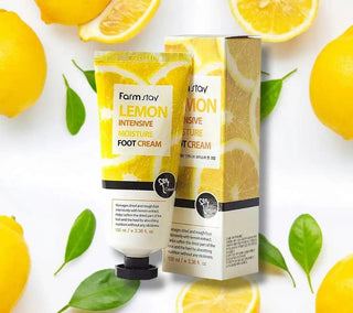 Korean Skincare - Kbeauty - [FARM STAY] Lemon Intensive Moisture Foot Cream 100ml - Hohtava