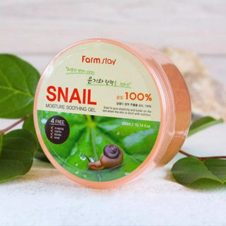 Korean Skincare - Kbeauty - [FARM STAY] Moisture Soothing Gel [Snail] 300ml - Hohtava