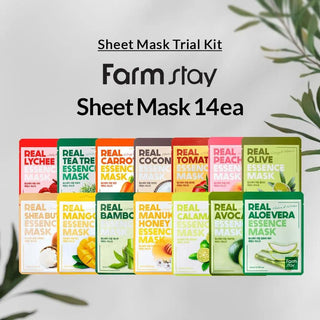 Korean Skincare - Kbeauty - [FARM STAY] Real Essence Mask 23ml * 1pcs 8 Type - Hohtava