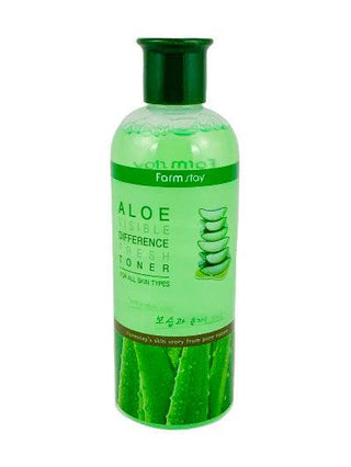 Korean Skincare - Kbeauty - [FARM STAY] Visible Difference Moisture Toner(Aloe) 350ml - Hohtava