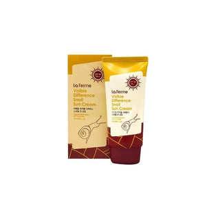 Korean Skincare - Kbeauty - [FARM STAY] Visible Difference Snail Sun Cream 70g - Hohtava