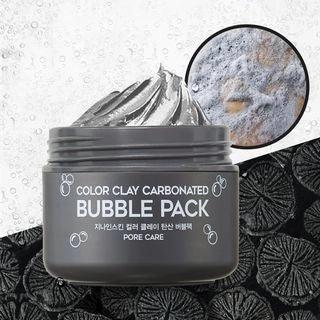 Korean Skincare - Kbeauty - [G9SKIN] Color Clay Carbonated Bubble Pack 100ml - Hohtava