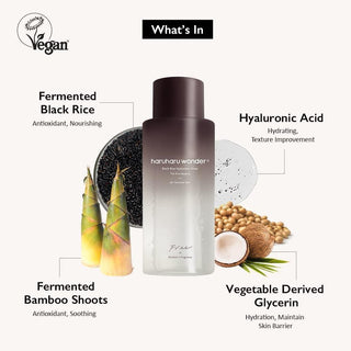 Korean Skincare - Kbeauty - [HARUHARU WONDER] Black Rice Hyaluronic Toner (Free of Alcohol & Fragrance) 150ml - Hohtava