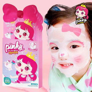 Korean Skincare - Kbeauty - [I'M PINKY] Pinky Kids Moisture Sheet Mask 15m * 1pcs 2 Type - Hohtava