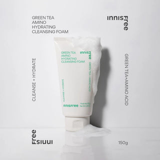 Korean Skincare - Kbeauty - [INNISFREE] Green Tea Amino Hydraing Cleansing Foam 150g - Hohtava