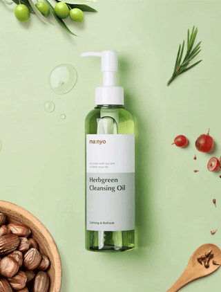 [MANYO FACTORY] Herbgreen Cleansing Oil 200ml - Hohtava