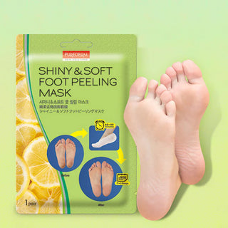 [PUREDERM] Shiny & Soft Foot Peeling Mask 1 pair